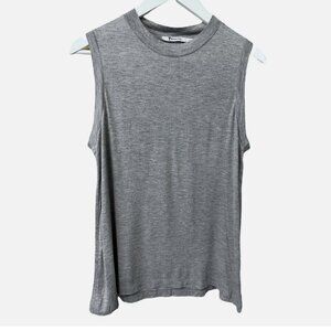 T Alexander Wang Gray Viscose Sleeveless Tank Top Women's size M
